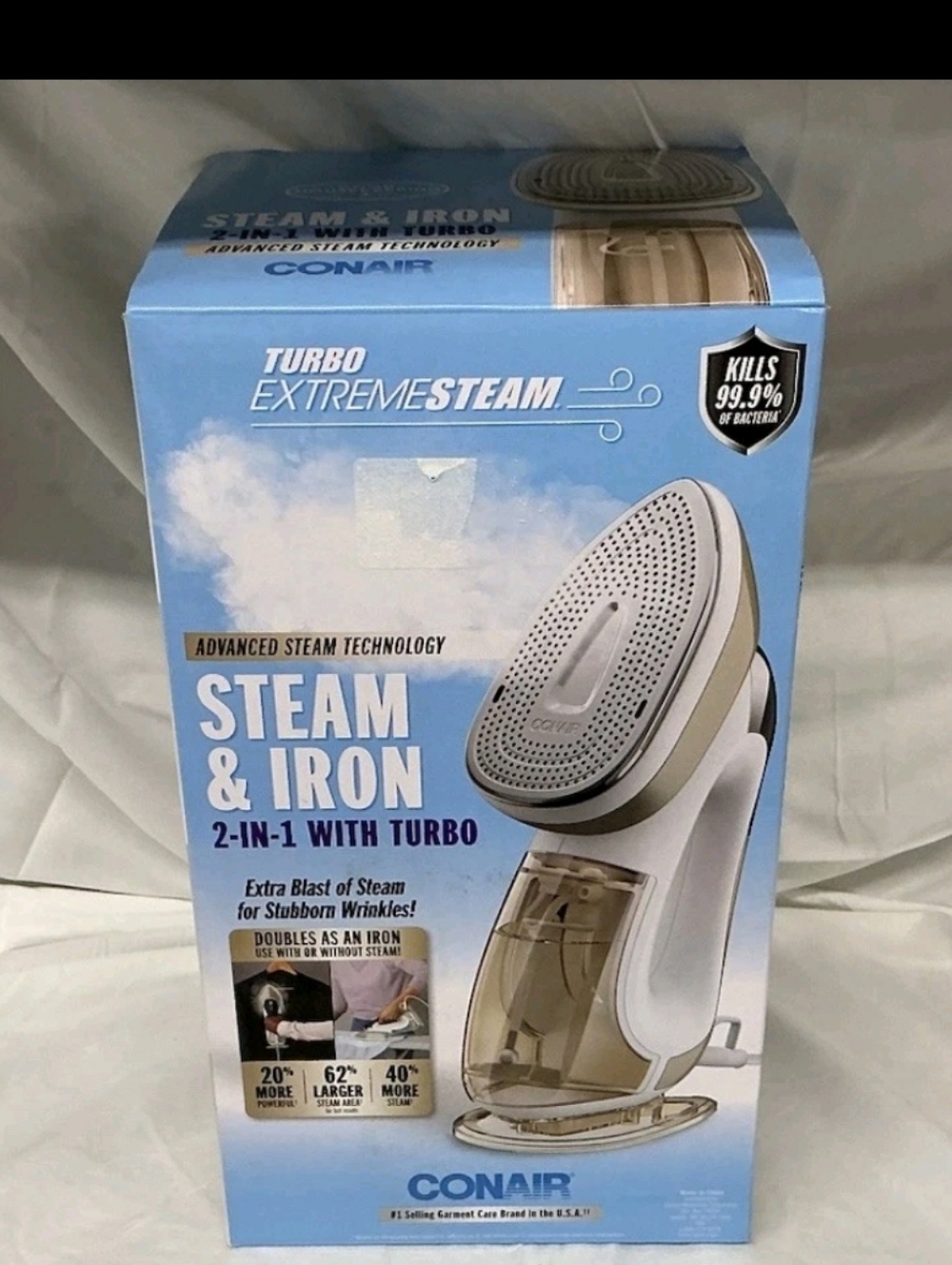 Conair ExtremeSteam 2-in-1‎ with Turbo Handheld Steamer & Iron - Brand New
